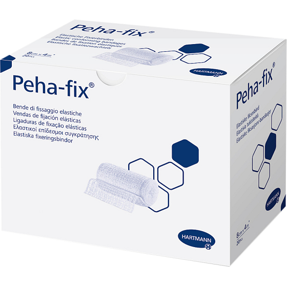 Peha-fix elastic fixation bandage, 12 cm × 4 m