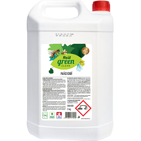 Real Green Clean Dishwashing Liquid, 5 l