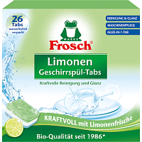 Frosch Eko Lemon All in 1 Dishwasher Tablets, 26 pcs