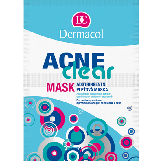 Dermacol Acneclear Astringent Mask for Problematic Skin 2 x 8 g