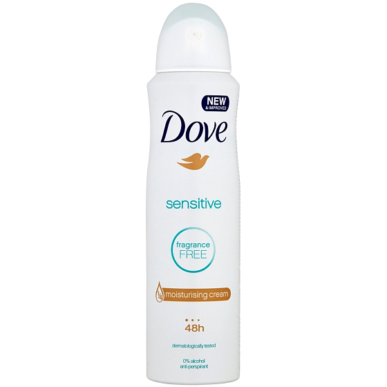 Dove Sensitive antiperspirant deodorant spray for women 150 ml