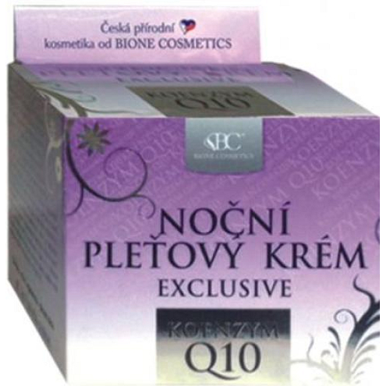 Bione Cosmetics Exclusive & Q10 Night Face Cream for All Skin Types 51 ml