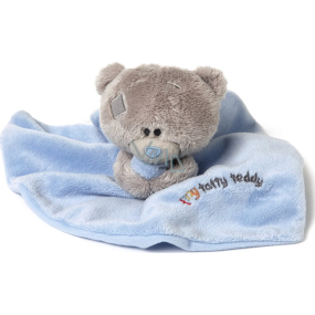 Me to You Tiny Tatty Teddy Blanket with teddy bear blue 22 x 18 cm