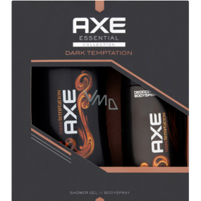 Ax Essential Collection Dark Temptation 250 ml shower gel + 150 ml deodorant spray, cosmetic set