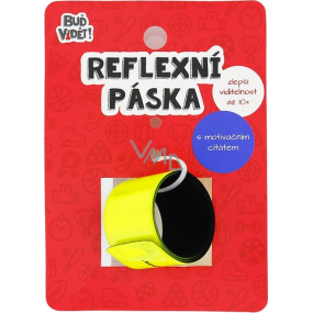Albi Be seen! Reflective tape Lao-C Yellow, increases visibility up to 10x