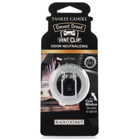 Yankee Candle Black Coconut - Black coconut scented clip into the ventilation