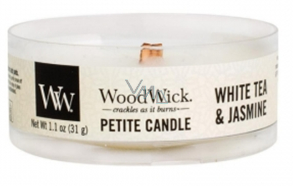 WoodWick White Tea & Jasmine White tea and Jasmine scented candle