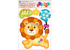 Wall sticker 3D balloon lion 35 x 27 cm