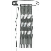 Duko Hair clips nickel 7 cm 10 pieces