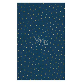 Ditipo Gift wrapping paper 70 x 200 cm Luxury dark blue stars