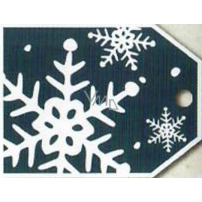Nekupto Christmas gift cards snowflake 5.5 x 7.5 cm 6 pieces