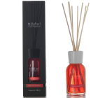 Millefiori Milano Natural Mela & Cannella - Apple and Cinnamon Diffuser 250 ml + 8 stalks 30 cm long for medium-sized spaces last at least 3 months
