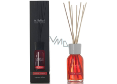 Millefiori Milano Natural Mela & Cannella - Apple and Cinnamon Diffuser 250 ml + 8 stalks 30 cm long for medium-sized spaces last at least 3 months