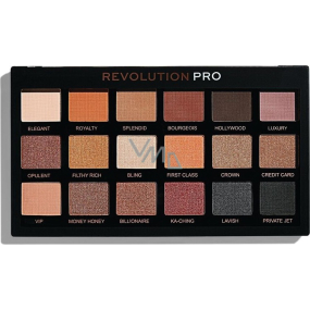 Makeup Revolution Pro Regeneration Goldmine Eyeshadow Palette 18 x 0.8 g