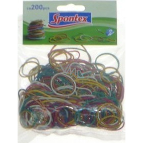 Spontex Elastic bands of different size 200 pieces