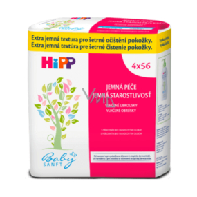 HiPP Babysanft Cleaning extra soft wet wipes for children 4 x 56 pieces