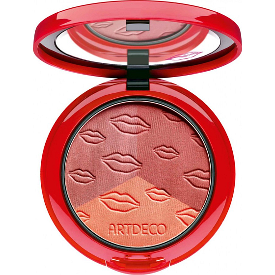 Artdeco Blush Couture three-color blush 33108 Cheek Kisses 10 g