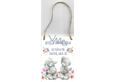 Me To You Plaque with dedication Great friend 8 x 11 x 0.5 cm