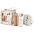 Grace Cole Retreat shower gel 100 ml + body lotion 100 ml + body sponge, cosmetic set