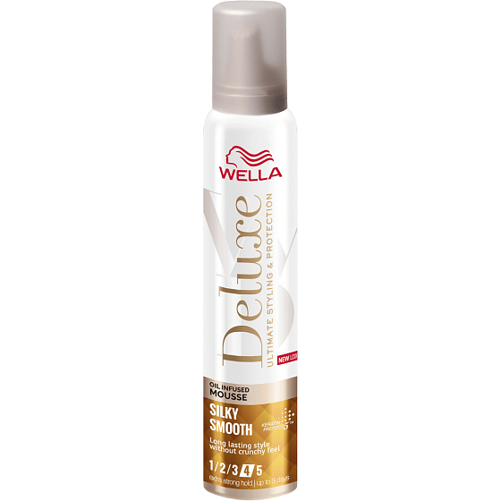 Wella Deluxe Silky Smooth strong fixation foam hair conditioner 200 ml