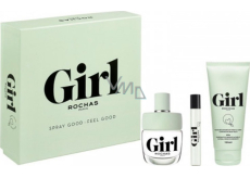 Rochas Girl eau de toilette for women 100 ml + body lotion 100 ml + eau de toilette 7,5 ml, gift set for women