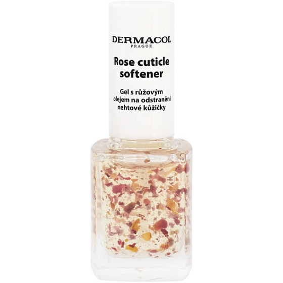 Dermacol Rose Cuticle Softener Gel with Rose Oil for Cuticle Removal