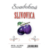 Arch Sticker Wedding slivovitz large label 9,5 x 6 cm