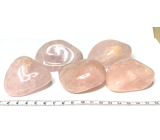 Rose quartz Tumbled natural stone 100 - 160 g, 1 piece, stone of love