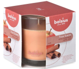 Bolsius True Scents Apple Cinammon - Apple and cinnamon scented candle in glass 95 x 95 mm, burning time 43 hours