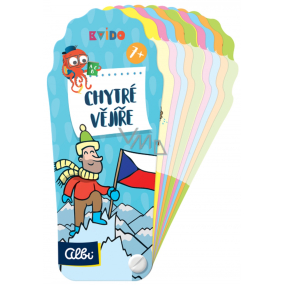 Albi Kvído Clever fans picture cards with 100 questions and answers World recommended age 7+