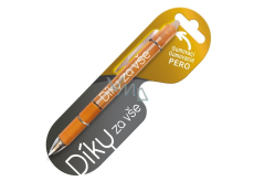 Nekupto Rubber pen with description Thanks for everything