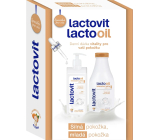 Lactovit Lactooil body lotion 400 ml + shower gel 500 ml, cosmetic set