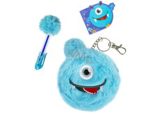 Albi 3in1 Hairy pencil case with pen and notepad Monster