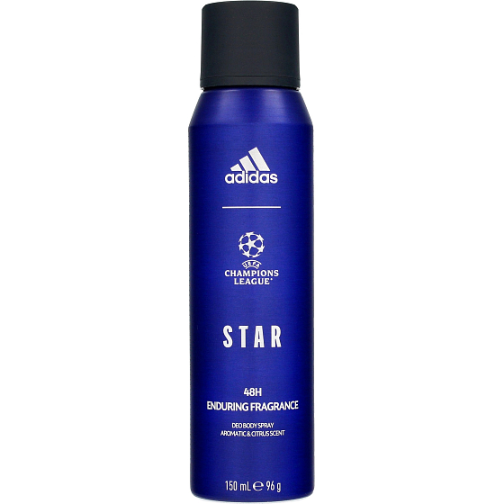 Adidas UEFA Champions League Star deodorant spray for men 150 ml