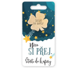Nekupto Pocket Hug Four-Leaf Clover Make a Wish, Pocket Luck 6 x 12 cm