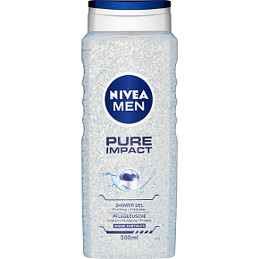 Nivea Men Pure Impact Shower Gel, 500 ml