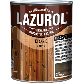 Lazurol Classic S1023 thin-film wood stain with oil content, 0022 rosewood, 750 ml