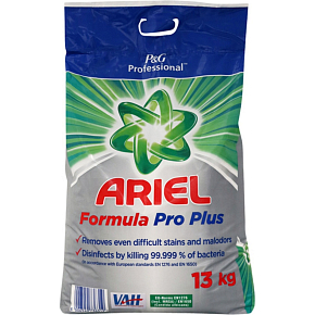 Ariel Formula Pro Plus laundry detergent for professional use 130 doses 13 kg