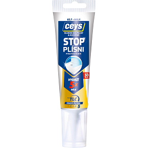 Ceys Stop Mold sanitary silicone, white, tube 125 ml