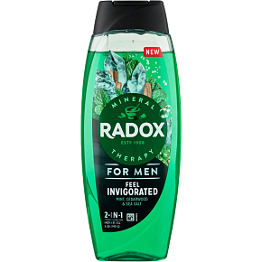 Radox Feel Invigorated 2in1 Shower Gel and Shampoo for Men 400 ml