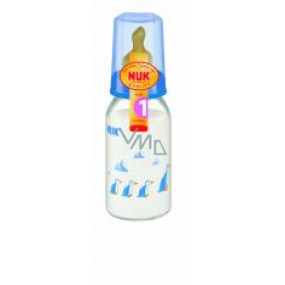 Nuk Bottle of nursing glass with color motives 125 ml for milk
