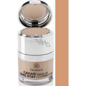 Dermacol Caviar Long Stay Makeup & Corrector Makeup with Caviar and Perfecting Corrector 04 Tan 30 ml