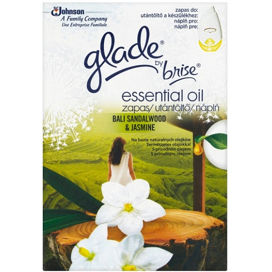 Brise Essential Oil Bali Sandalwood & Jasmine electric air freshener refill 20 ml