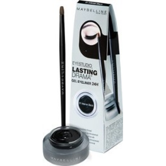 Maybelline Eye Studio Lasting Drama gel eyeliner 3 g + brush 1 piece