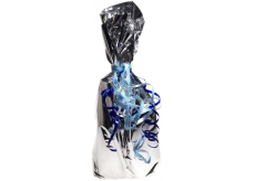 Packed in silver opaque cellophane