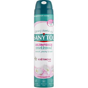 Sanytol disinfectant air freshener for surfaces and fabrics, flowers, 300 ml