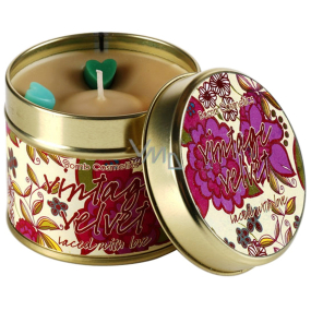 Bomb Cosmetics Velvet Vintage - Vintage Velvet Scented natural, handmade candle in a tin can burns for up to 35 hours