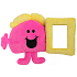 EP Line Miss Chaterbox plush toy with photo frame 15 cm