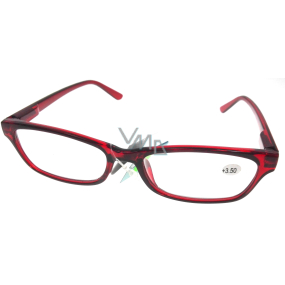 Berkeley Reading eyeglasses +3.50 plastic red 1 piece MC2126