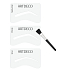 Artdeco Eyebrow Stencils with Brush eyebrow template with 3 pieces brush